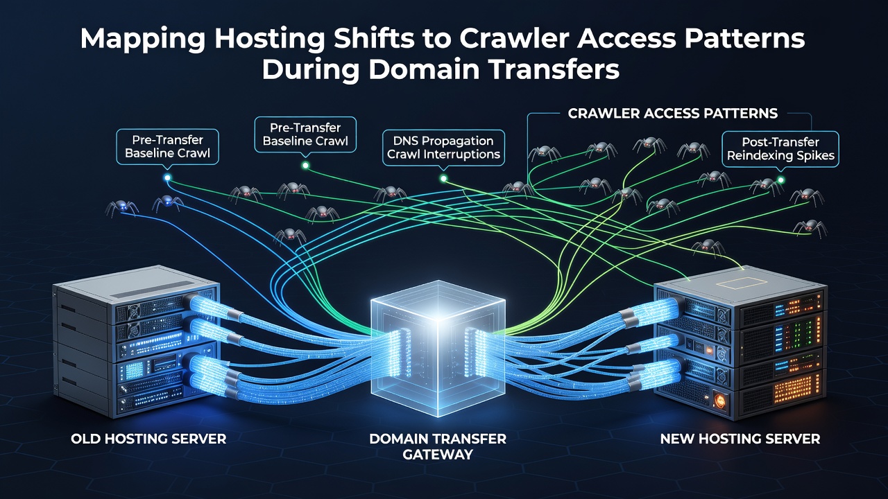Mapping Hosting Shifts to Crawler Access Patterns During Domain Transfers