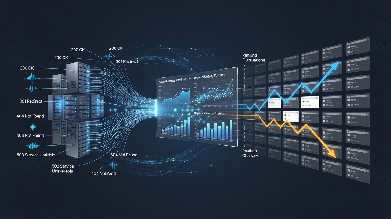 Tracing Connections Between Server Response Variations and Ranking Fluctuations in Technical SEO Environments